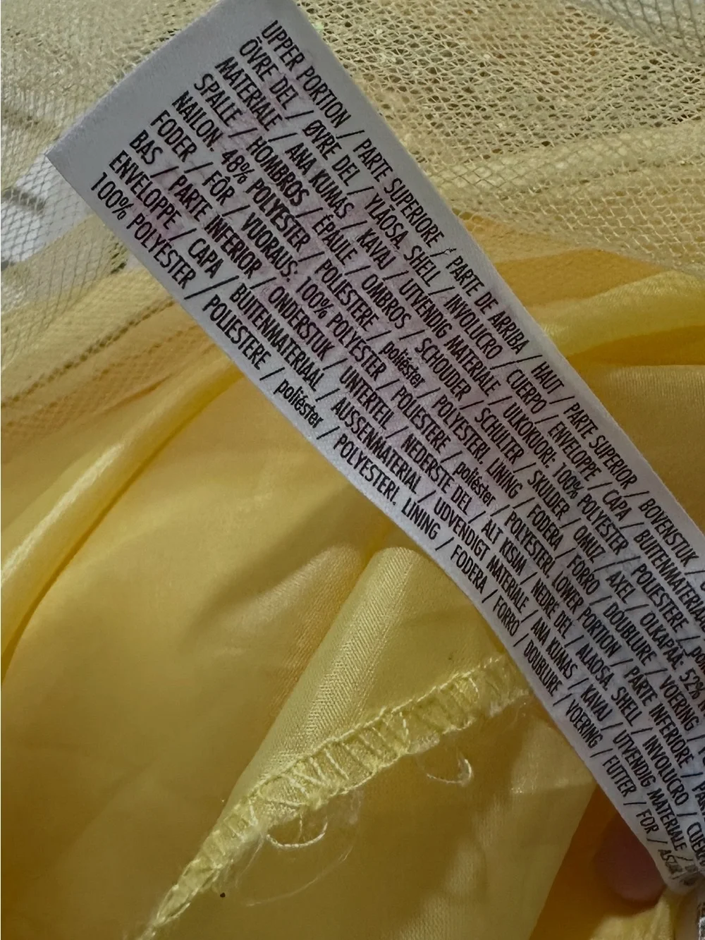 Disney Yellow Belle-Inspired Princess Dress Costume - Picture 10 of 10